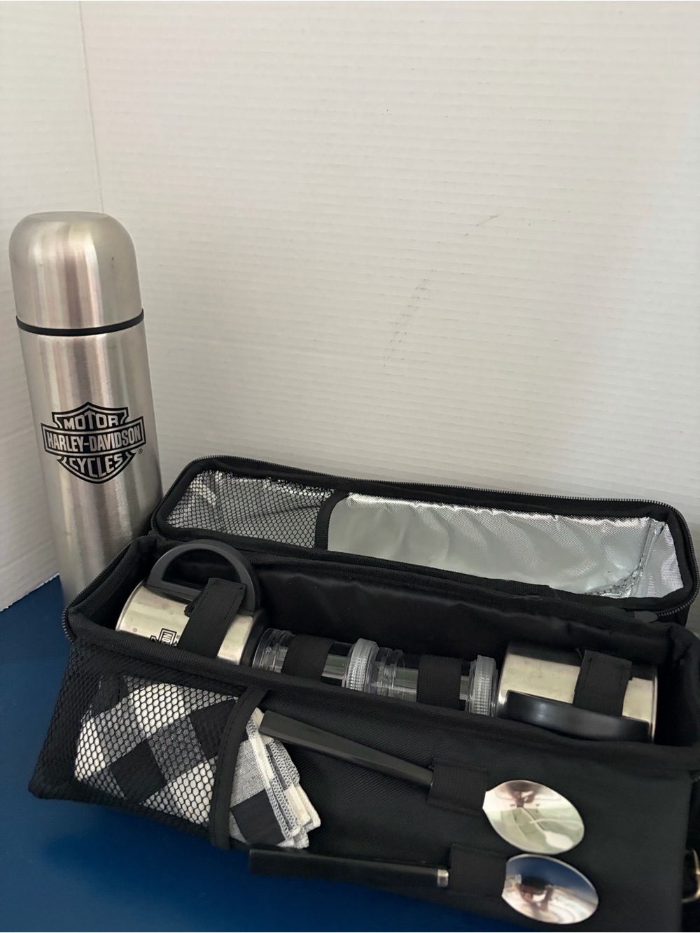 Harley-Davidson Roast ‘n’ Roll coffee set